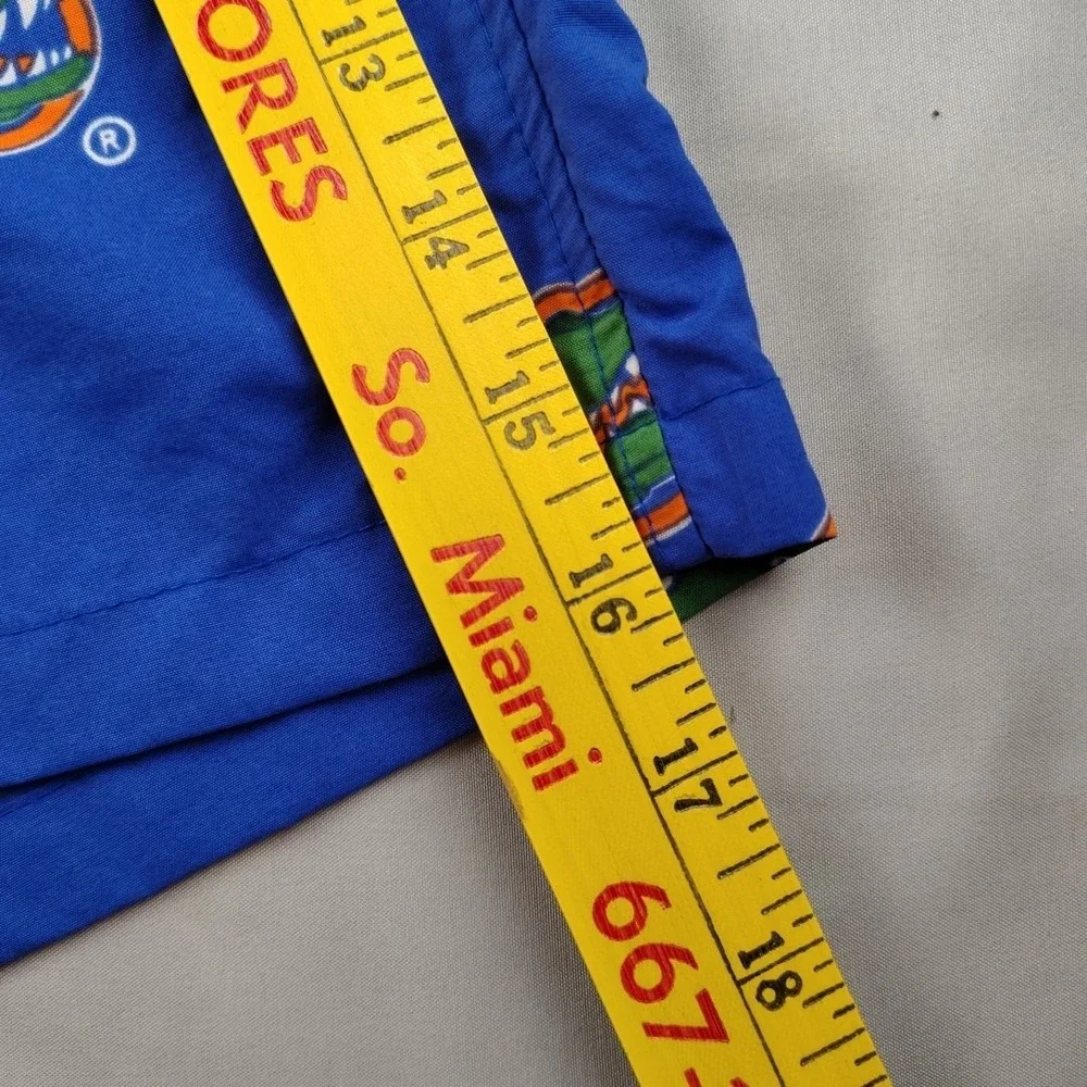 Columbia PFG Mens Medium Florida Gators Swim Trunks Blue NCAA Gator Logo Shorts